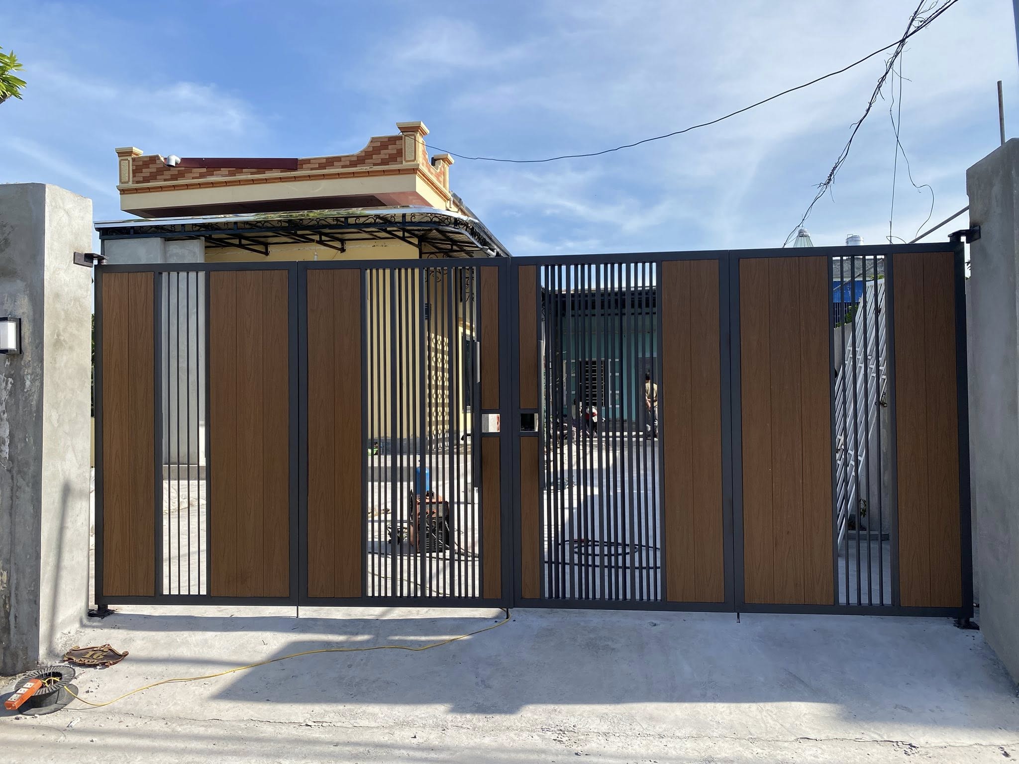 Dự án cổng decor theo kiến trúc